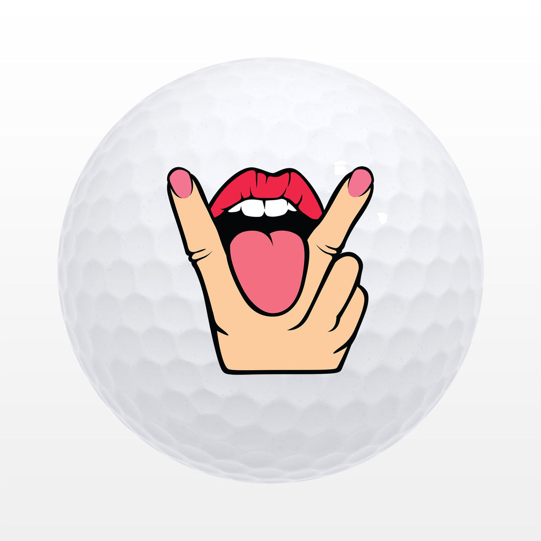 Eat Me Funny Golf Balls